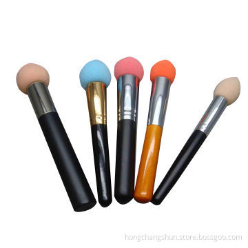 Sponge brush, acrylic wooden bamboo handle, SBR, NBR or non-latex sponge for your choice